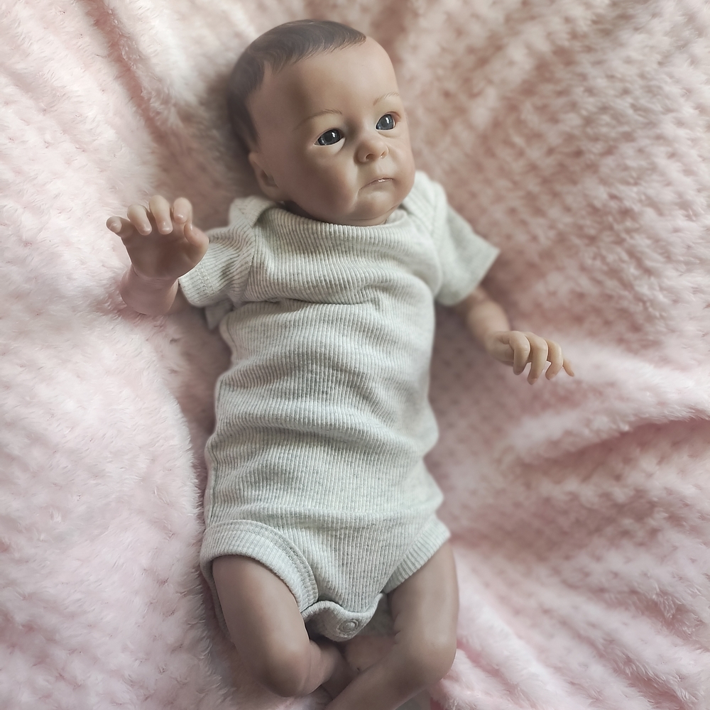 Realistic Hand Painted Vinyl Baby Doll